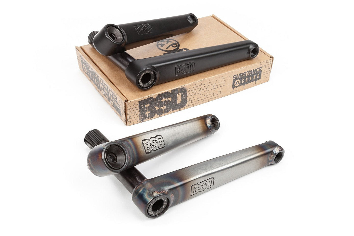 BSD Substance XL Cranks (Flat Black)