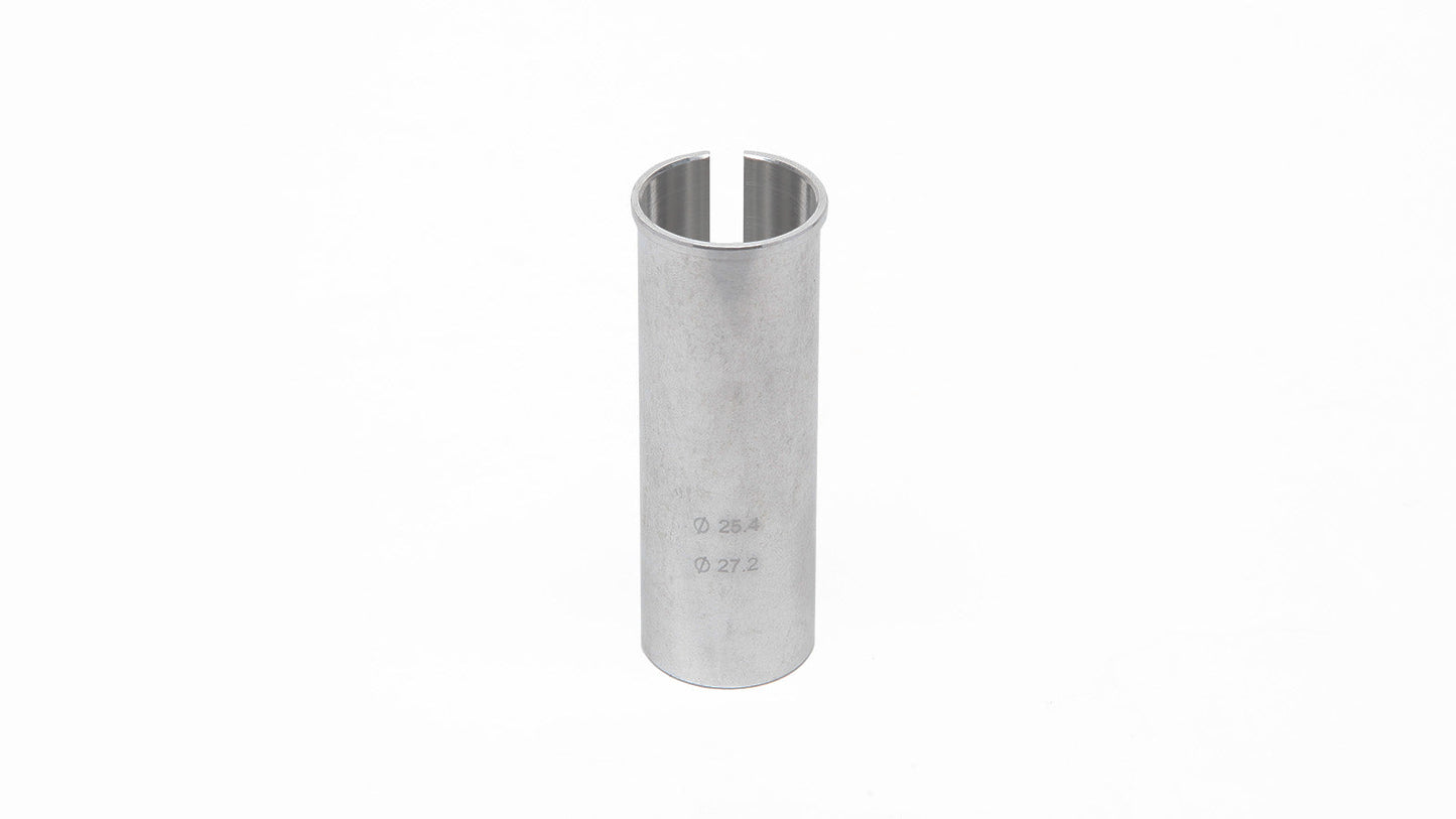 SEAT POST SHIM 27.2MM TO 25.4MM SILVER