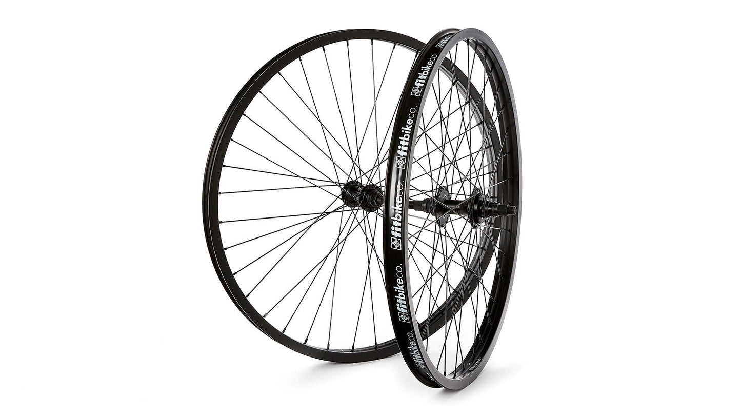 24" FIT WHEELSET BLACK - 5050 Bike & Skate