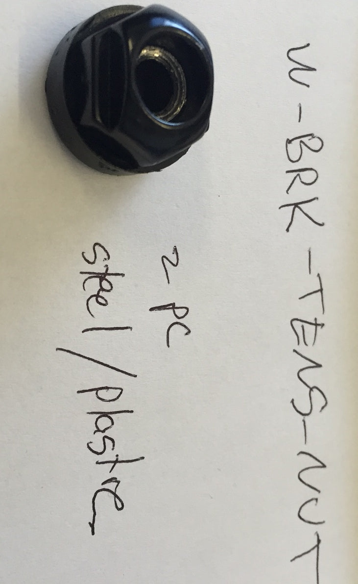 TENSION NUT AND PLASTIC DUST COVER FOR 990 BRAKES. FITS APSE U 25D R U BRAKE ARMS (L OR RIGHT)