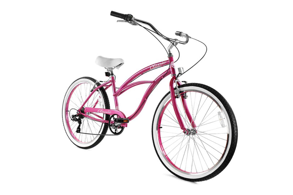 GOLDEN CYCLES 26" CLASSIC BEACH CRUISER WOMENS 7spd (click for more colors)
