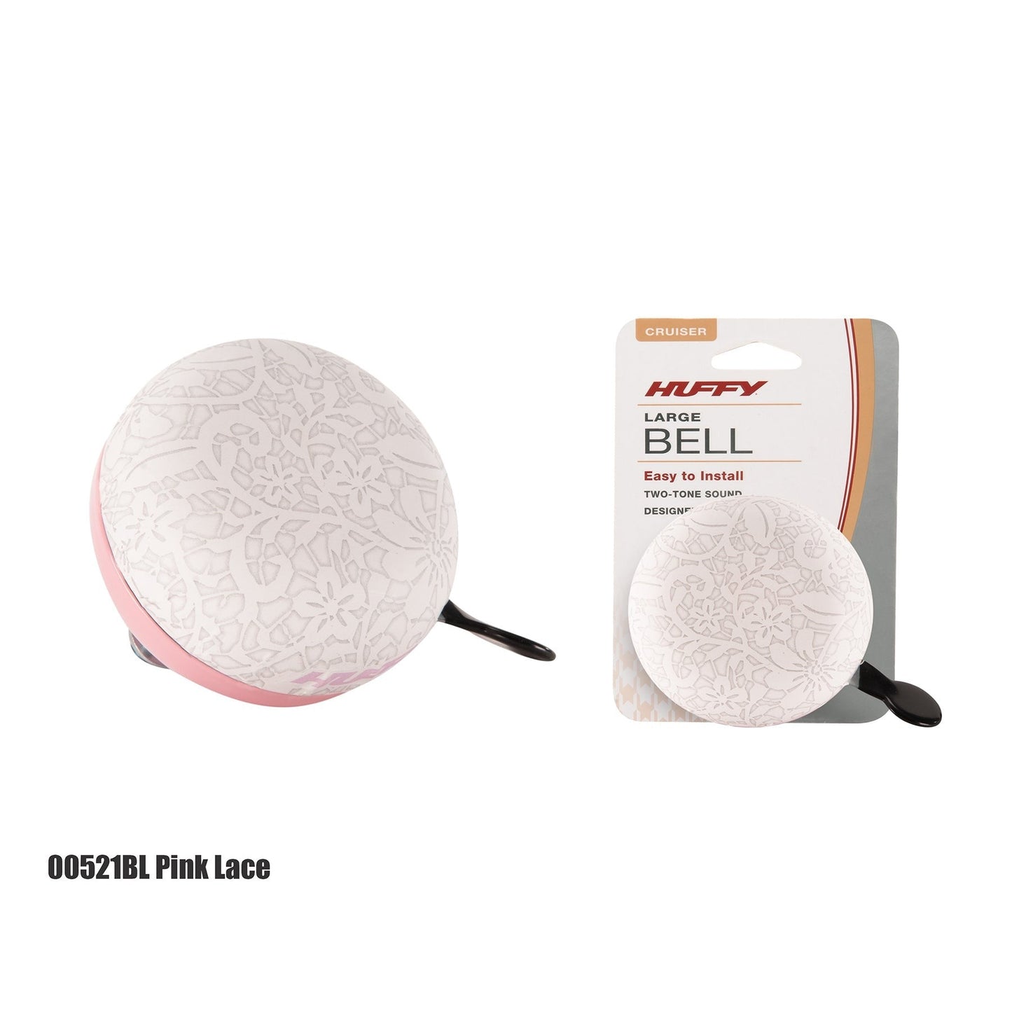 Huffy - Bell Large - 3pk - White Pink Lace available at 5150bmx.com
