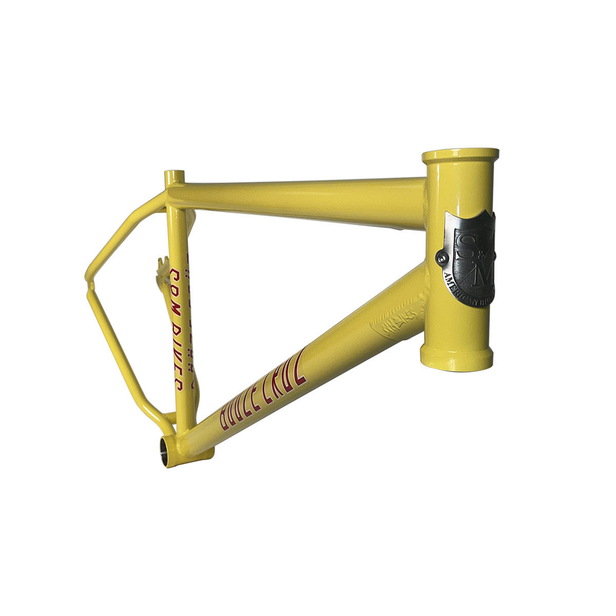 S&M Bikes 29" Booze Cruz Frame (Yellow Pils) w/disc brake