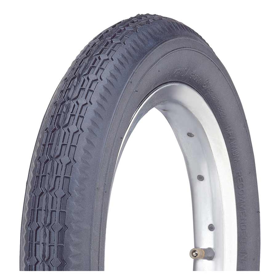 Kenda, Black Street K124, Tire, 12''x2-1/4, Wire, Clincher, Black