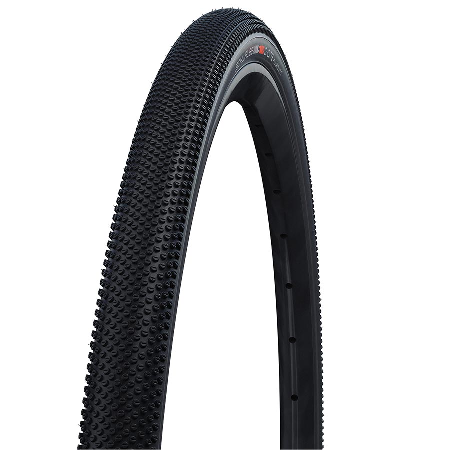 Hybrid Tire, 700x35C, Folding, Tubeless Ready, Addix, RaceGuard, 67TPI, Bronze