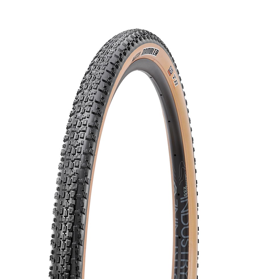 Gravel Tire, 700x50C, Folding, Tubeless Ready, Dual, EXO, 60TPI, Tanwall