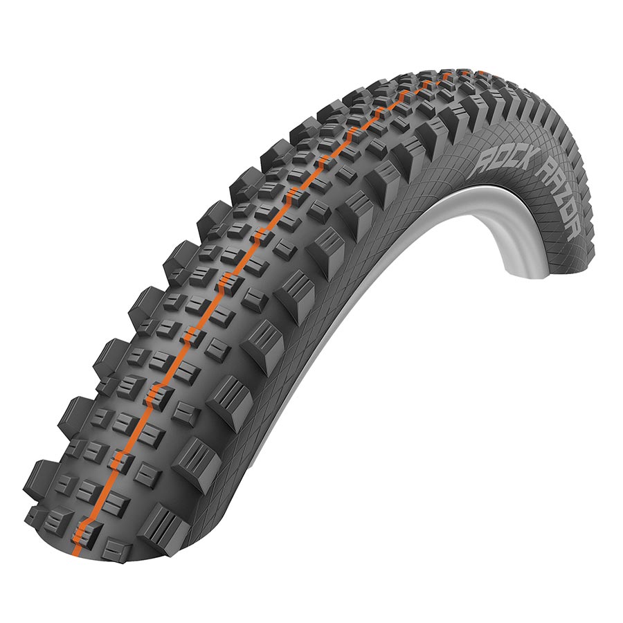 Schwalbe, Rock Razor Addix, Hybrid Tire, 29''x2.35, Folding, Tubeless Ready, Addix Speedgrip, Super Trail, 67TPI, Black