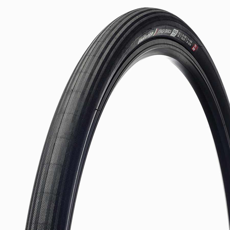 Challenge, Strada Bianca Race, Tire, 700x36C, Folding, Clincher, Vulcanized, Nylon, 120TPI, Black