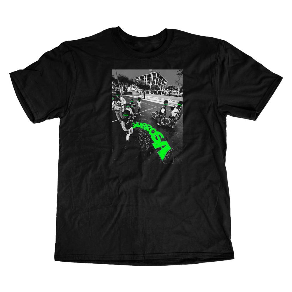 Subrosa For The Kids T-shirt - Black available at 5150bmx.com