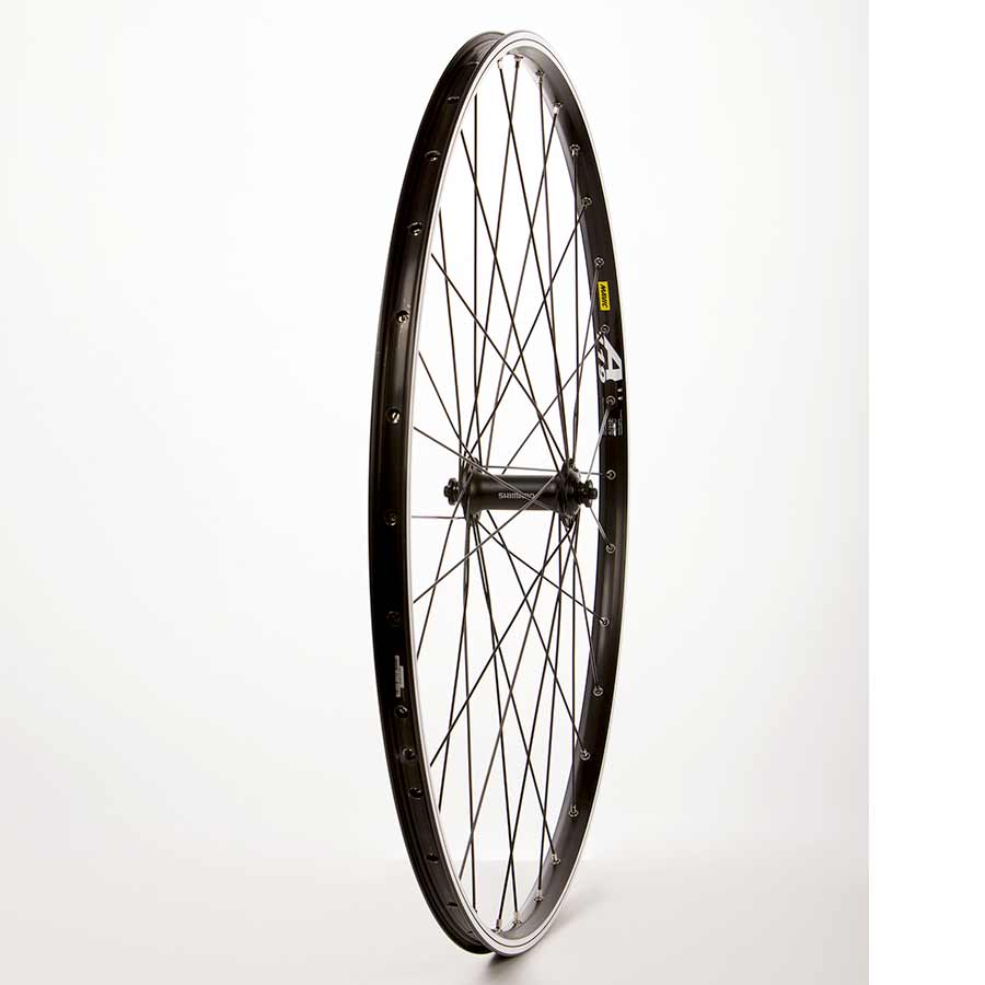 Black/ Shimano Acera HB-T3000, Wheel, Front, 700C / 622, Holes: 32, QR, 100mm, Rim