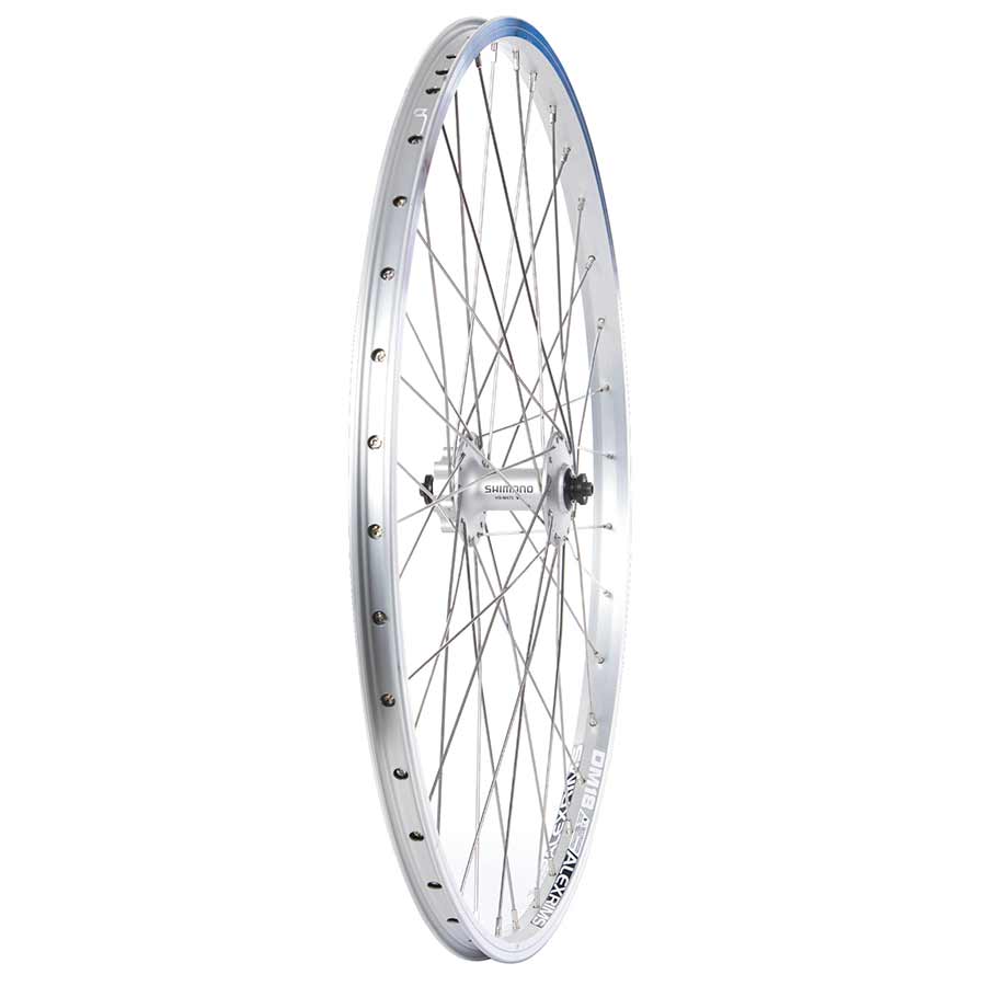 Shimano HB-M475, Wheel, Front, 26'' / 559, Holes: 36, QR, 100mm, Rim and Disc IS 6-bolt