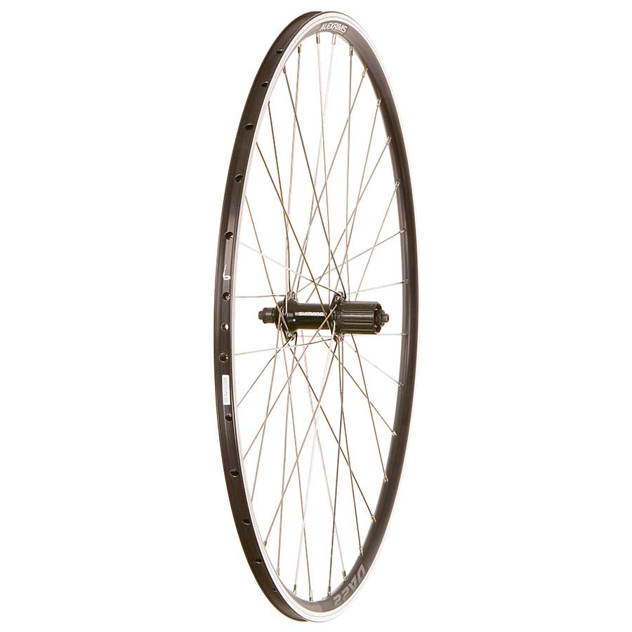 FH-RS400 Black, Wheel, Rear, 700C / 622, Holes: 32, QR, 130mm, Rim, Shimano HG 11