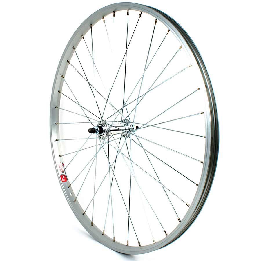 Sta-Tru Front Tubeless Ready DW Wheel, 26'', Bolt-On 3/8'' x 100mm, Silver