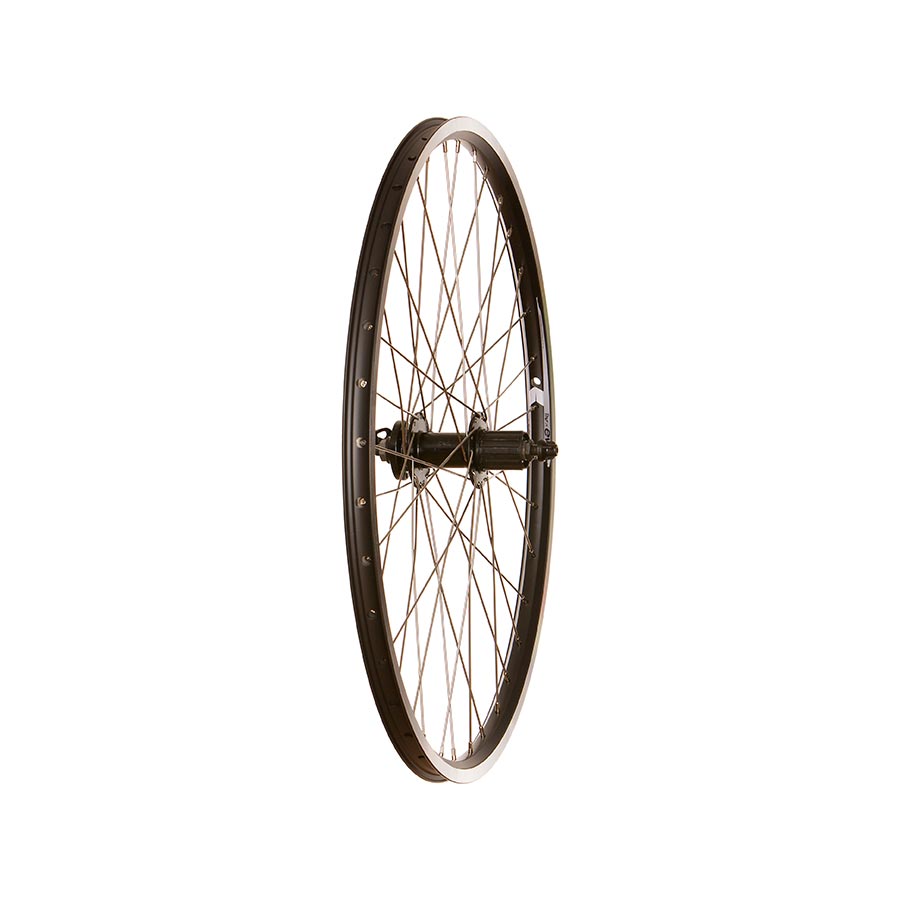 Rear, 26'' / 559, Holes: 36, QR, 135mm, Rim and Disc IS 6-bolt, Shimano HG