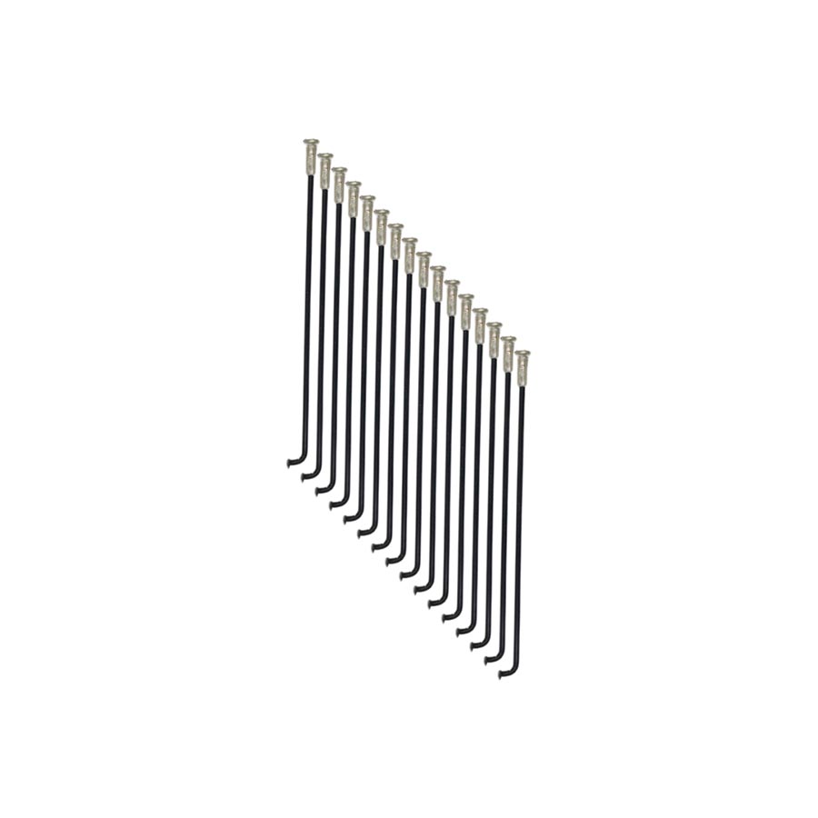 12â€ Spokes, Spokes, J-Bend, Black, 16pcs