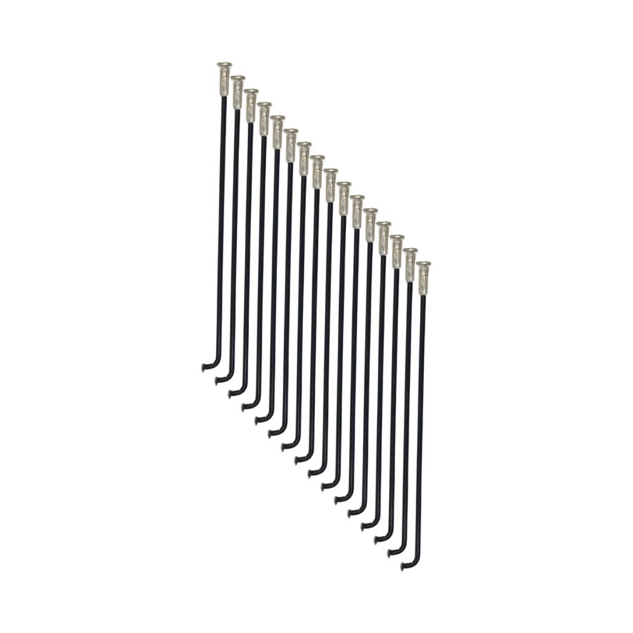 14â€ Spokes, Spokes, J-Bend, Black, 16pcs