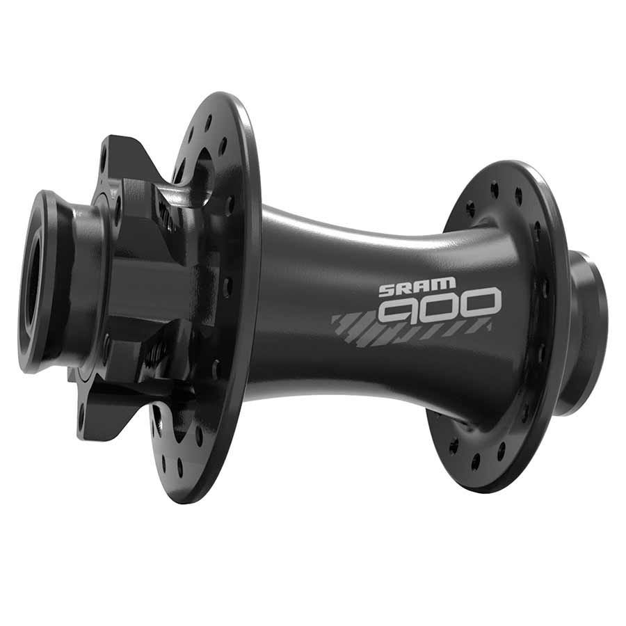 Hub, Front, 28H, 15mm TAx110mm, 6-bolts, Black