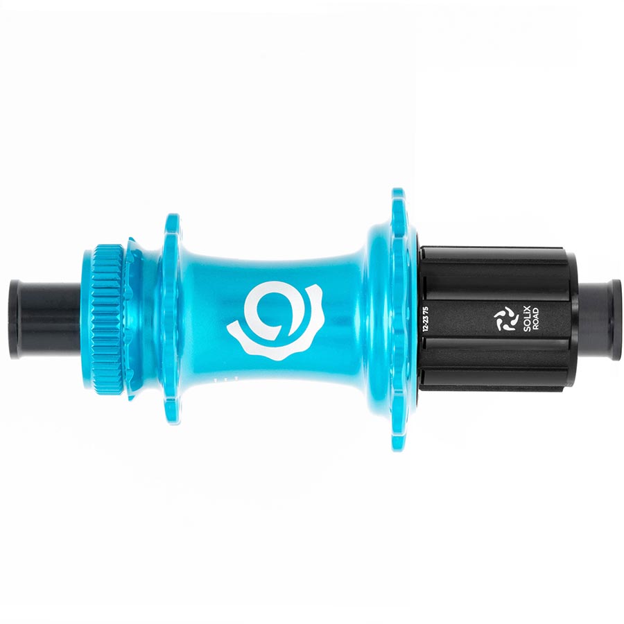 28H, 12mm TA, 142mm, Shimano HG 11, Turquoise