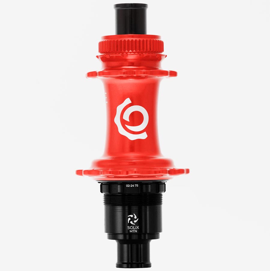 28H, 12mm TA, 148mm, Shimano Micro Spline, Red