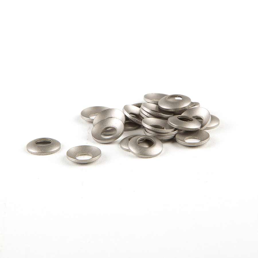 Zipp, Nipple Washers Round Titanium for 202 Carbon Clincher Firecrest Wheels, Bag of 25, 11.1915.026.060