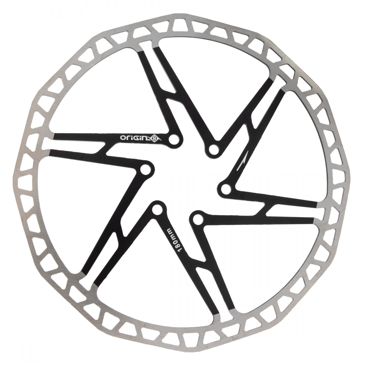 ORIGIN8 OR8 DISC ROTOR SPDCK 1p 6B 180mm BK - ORIGIN8