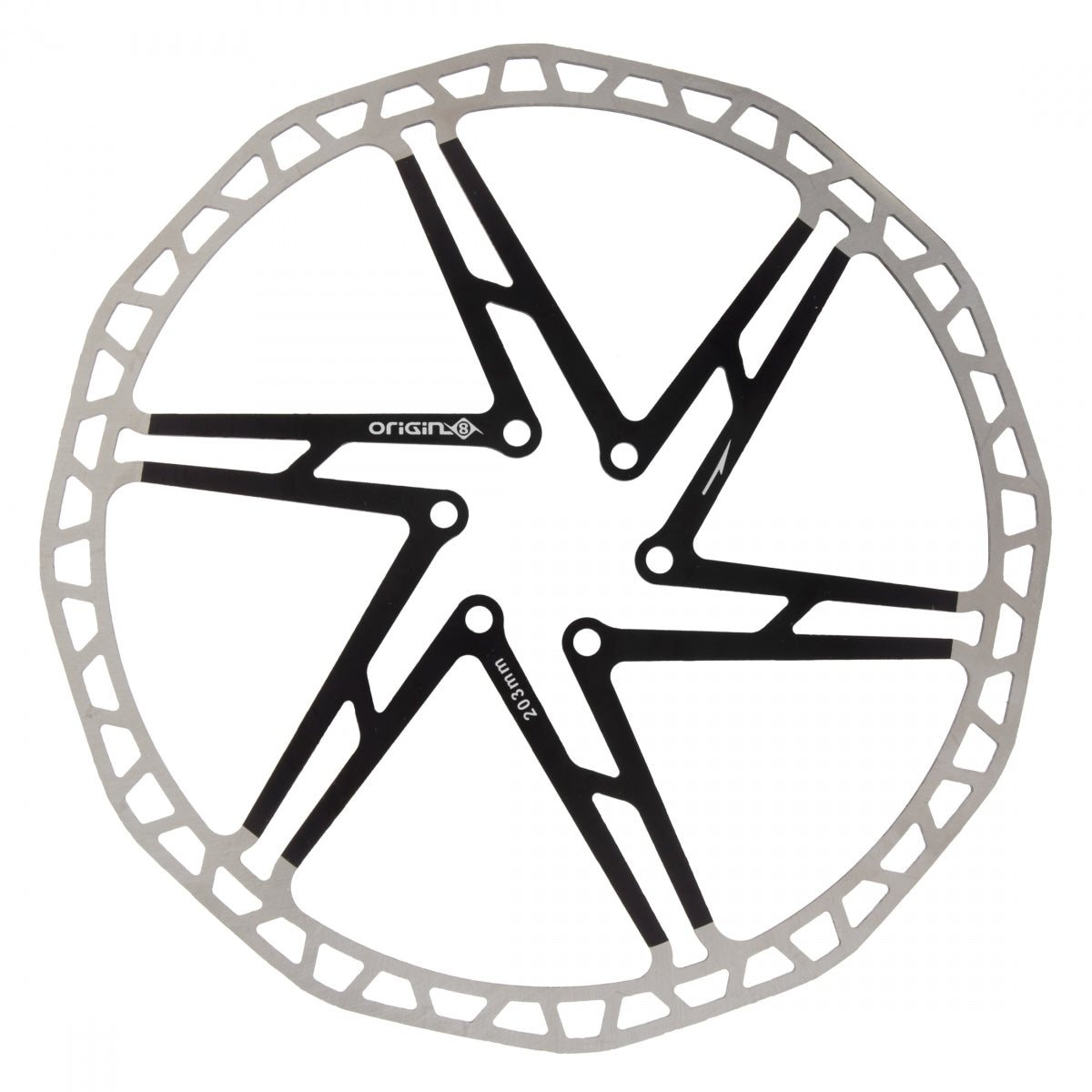 ORIGIN8 OR8 DISC ROTOR SPDCK 1p 6B 203mm BK - ORIGIN8