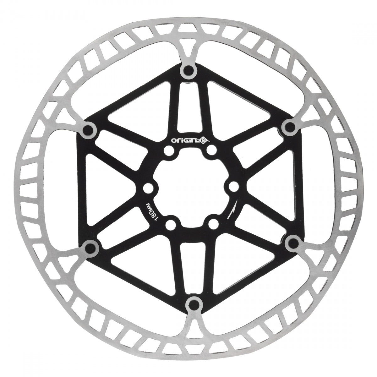 ORIGIN8 OR8 DISC ROTOR SPDCK 2p 6B 180mm BK - ORIGIN8