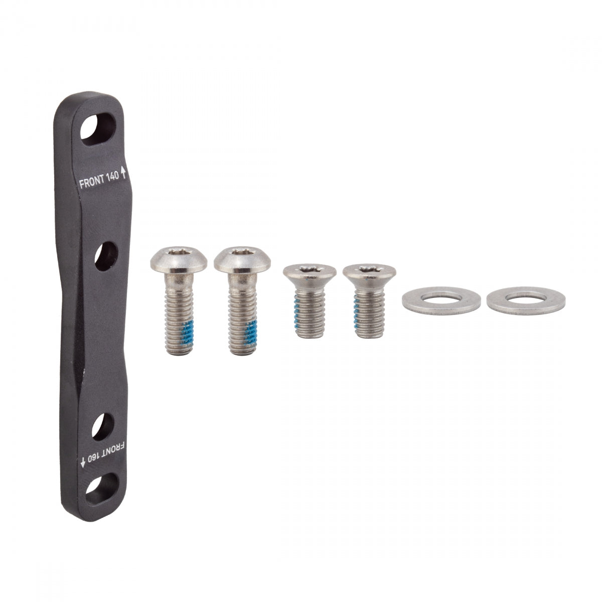 SRAM DISC Adapter Front FLAT MOUNT 0F/20F 140/160 SS BOLTS - SRAM