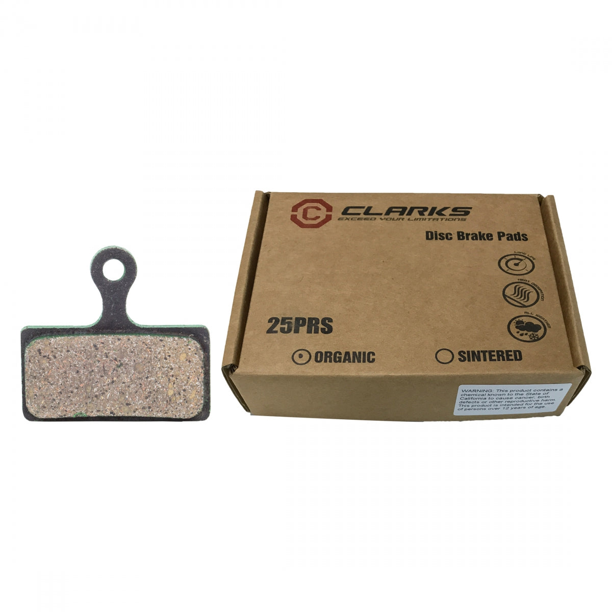 CLARKS CLK DISC TRAY ORG VX852 BXof25pr SHI XTR/XT/SLX/ALFINE M985/M785/M675/S700 - CLARKS