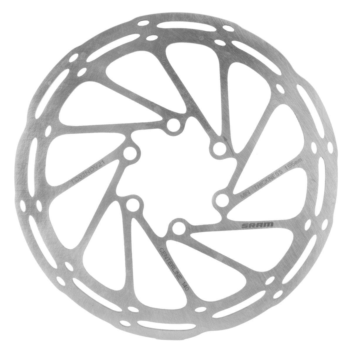 SRAM DISC ROTOR 140 C-LINE 6B ROUNDED - SRAM