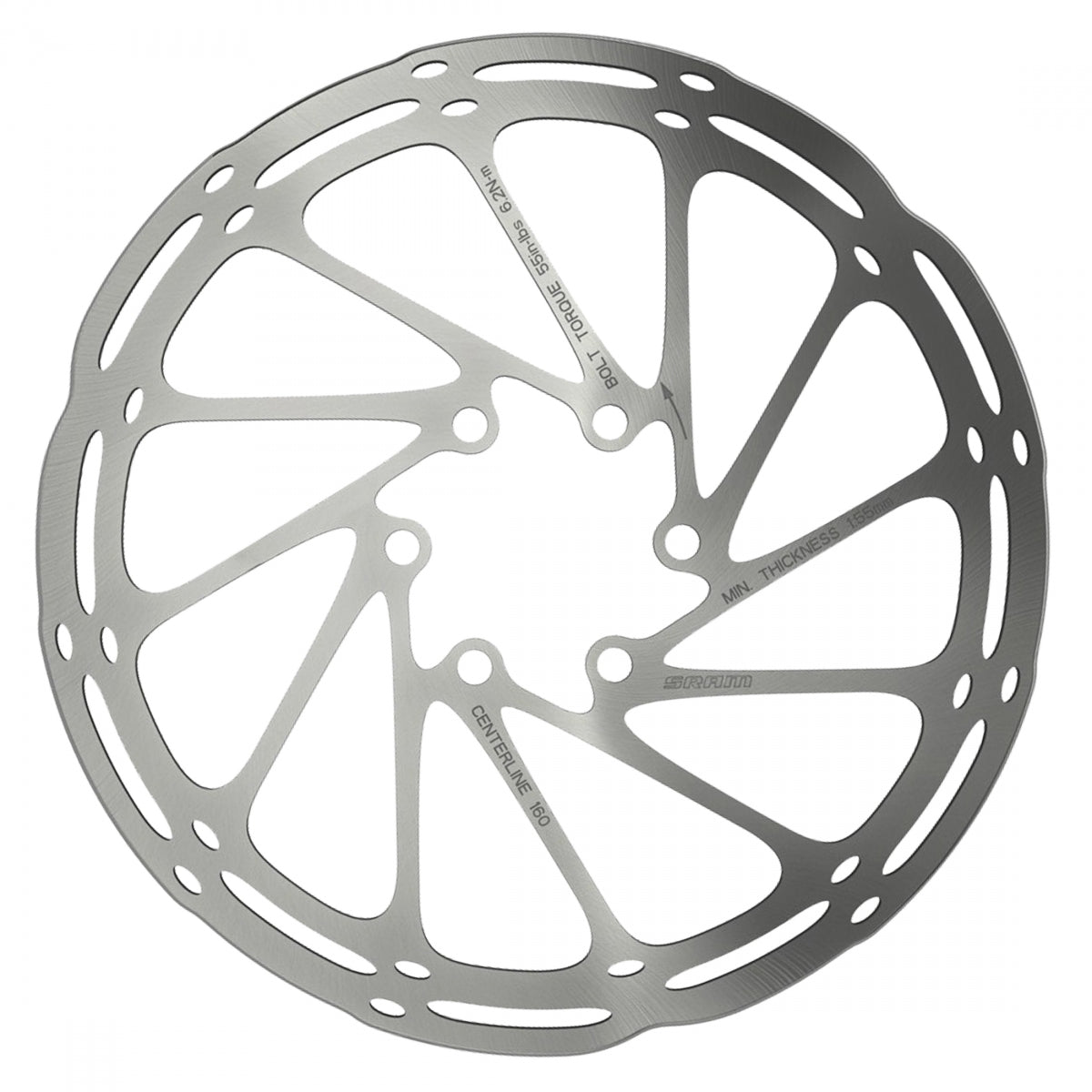 SRAM DISC ROTOR 160 C-LINE 6B ROUNDED - SRAM