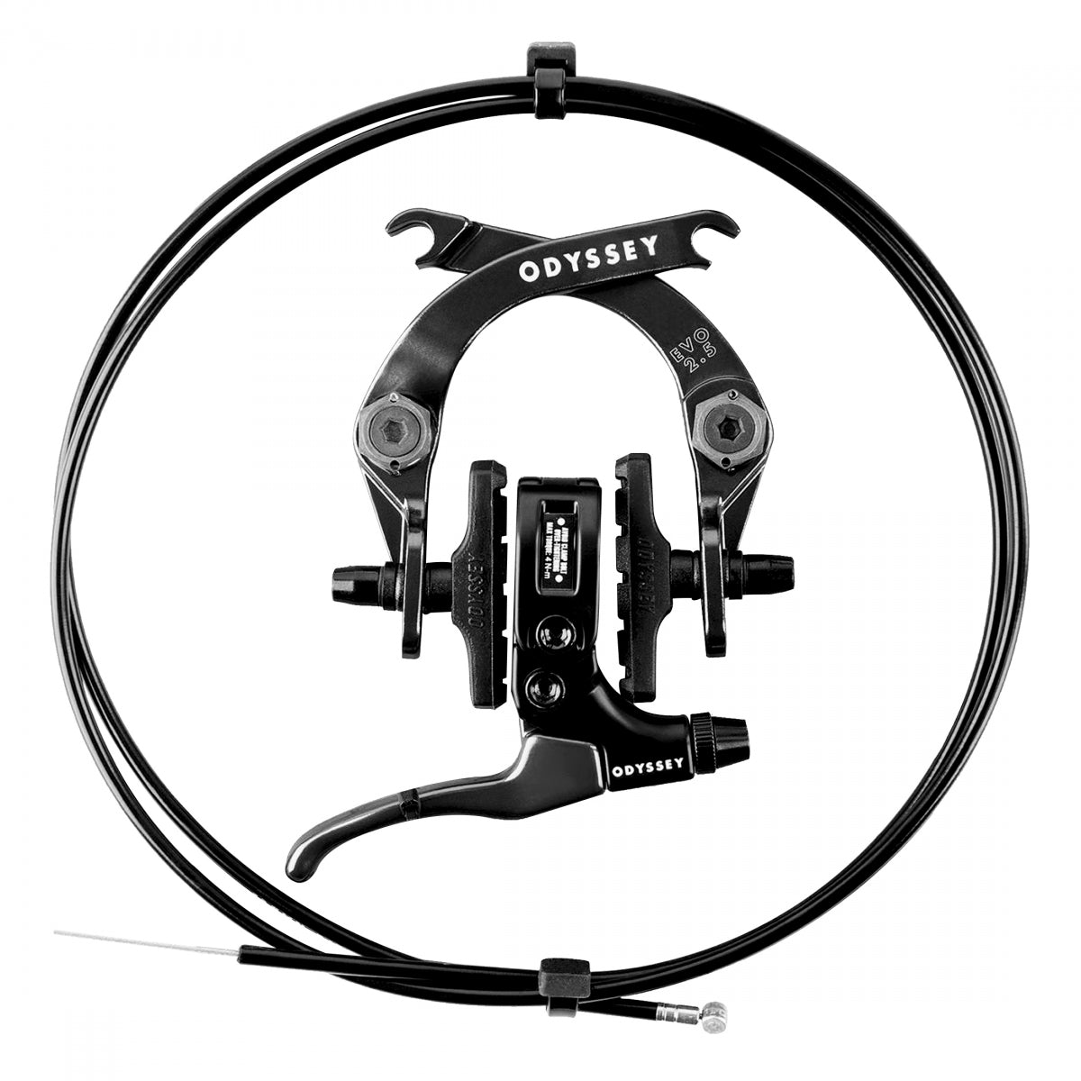 ODYSSEY BRAKESET ODY EVOLVER 2.5 BK w/MONO LVR/LINEAR CBL - ODYSSEY