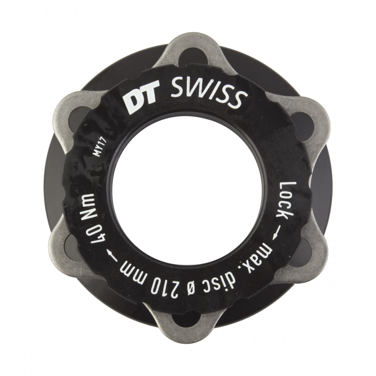 DT SWISS DT DISC ADAPTER MTB CL TO 6B f/15mm AXLE BK (J) - DT SWISS