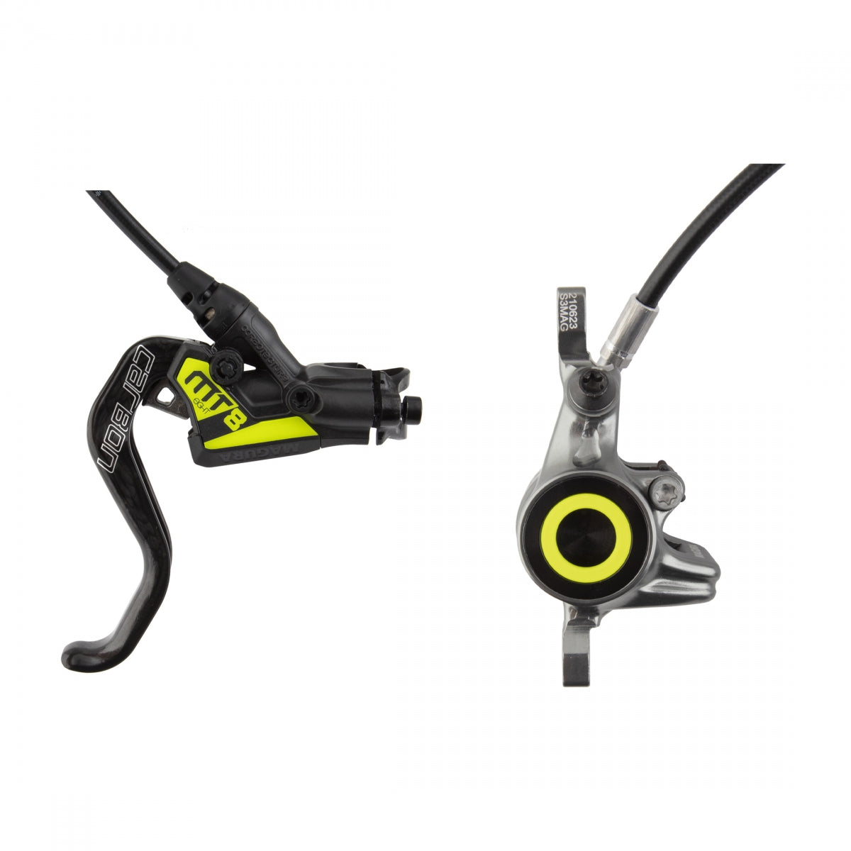 MAGURA MAG MT8 SL FrontoRearR w/LVR GY/N-YL - MAGURA