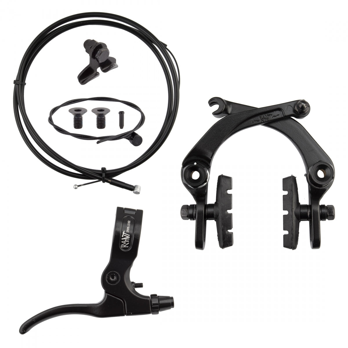 RANT BRAKESET RANT SPRING II U-BRAKE KIT w/LVR/LINEAR CBL/CALIPER BK - RANT