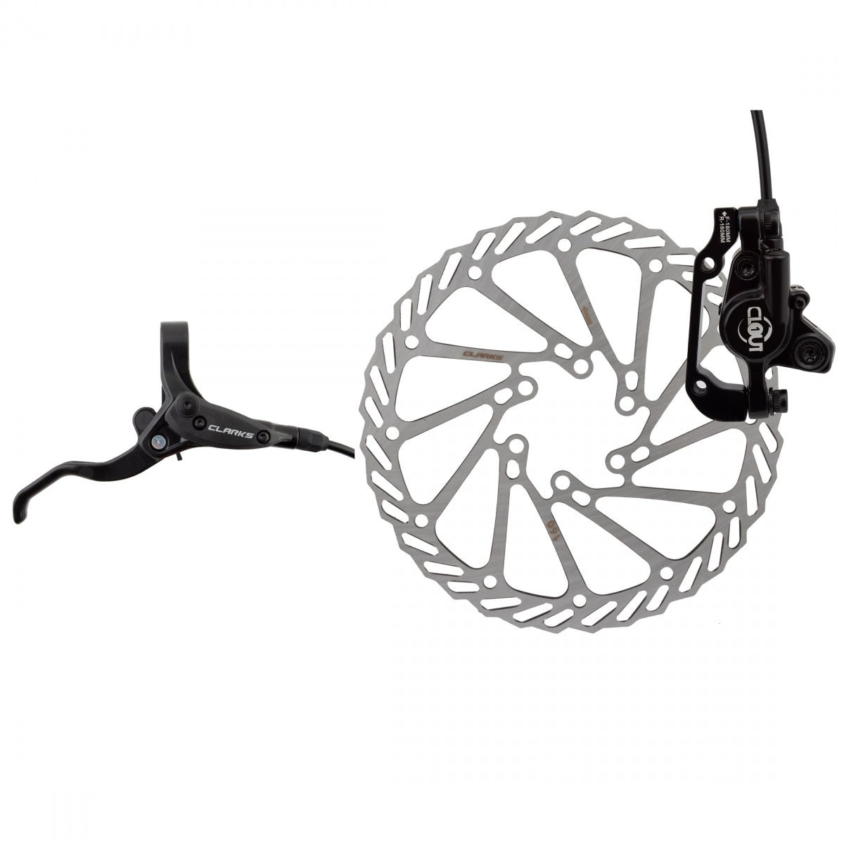 CLARKS CLK CLOUT-1 HYD Rear w/LVR 160 BK - CLARKS