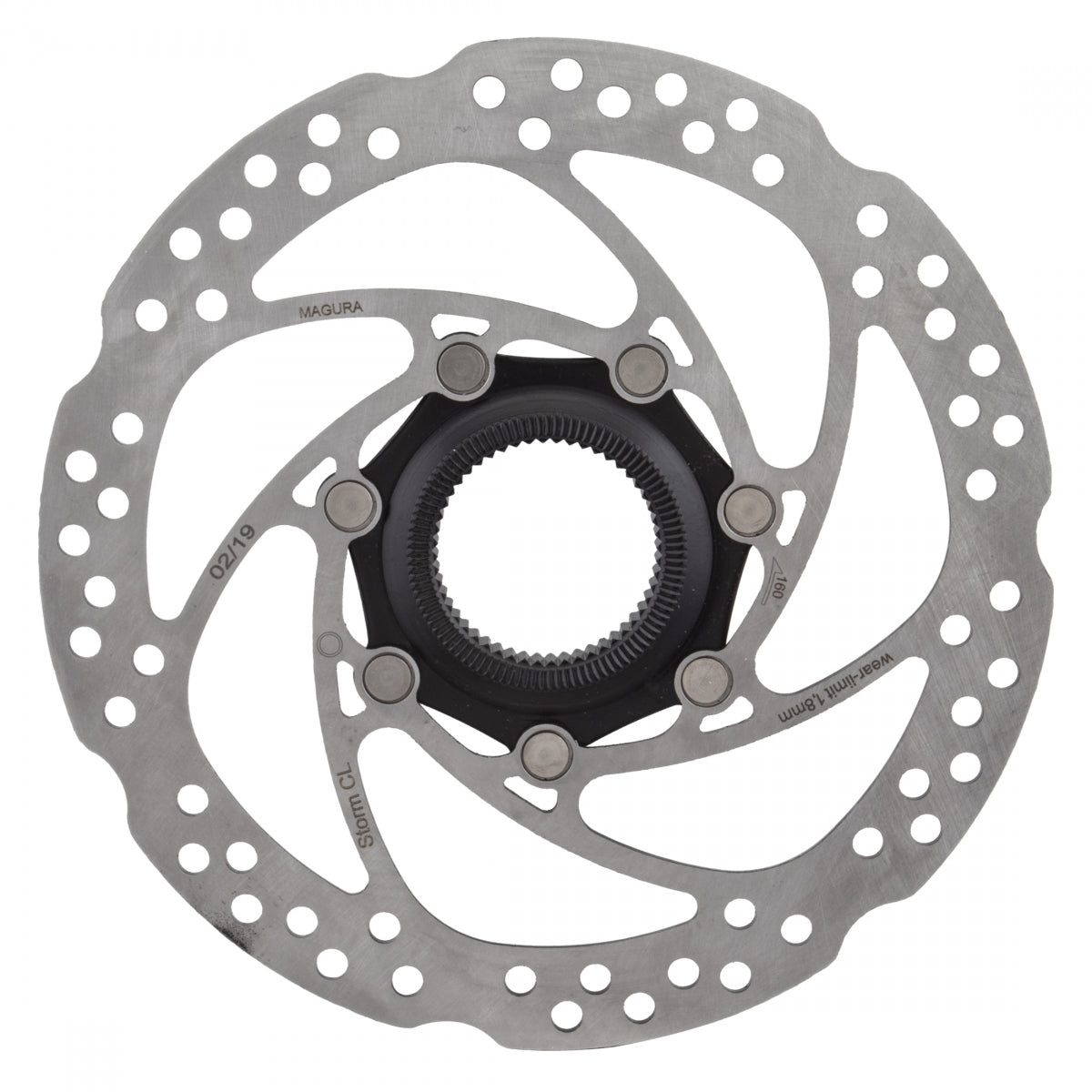 MAGURA MAG DISC ROTOR STORM CL 160 2-PC w/CTR LOCK RING f/TA SL/BK - MAGURA