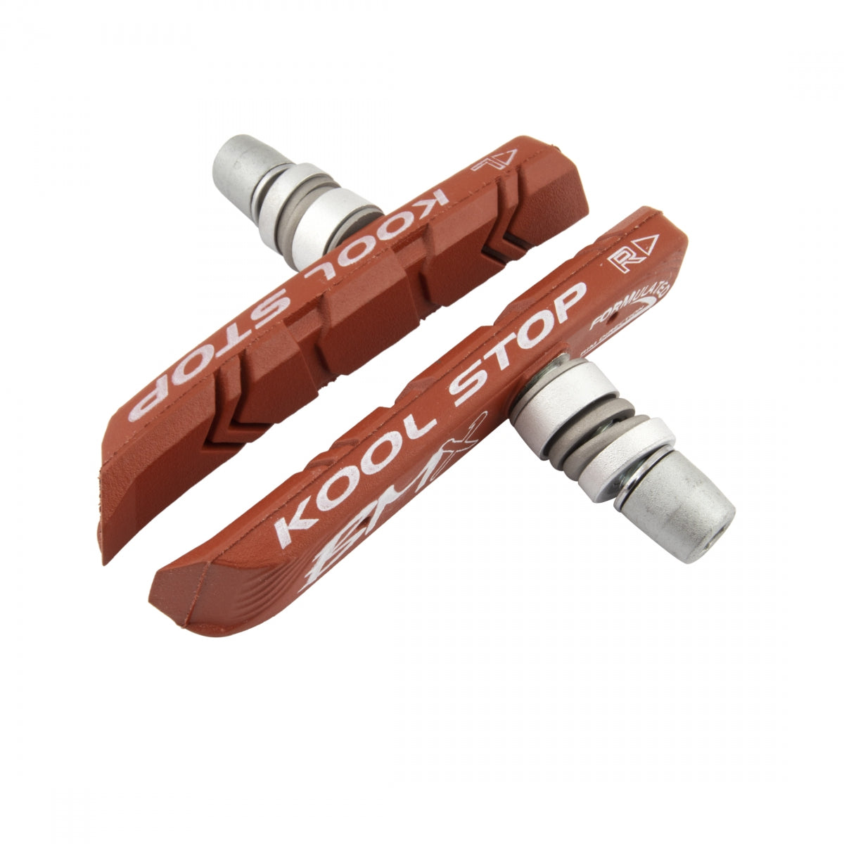 KOOLSTOP K/S V-BRAKE BMX SALMON PR w/HRDWR - KOOLSTOP