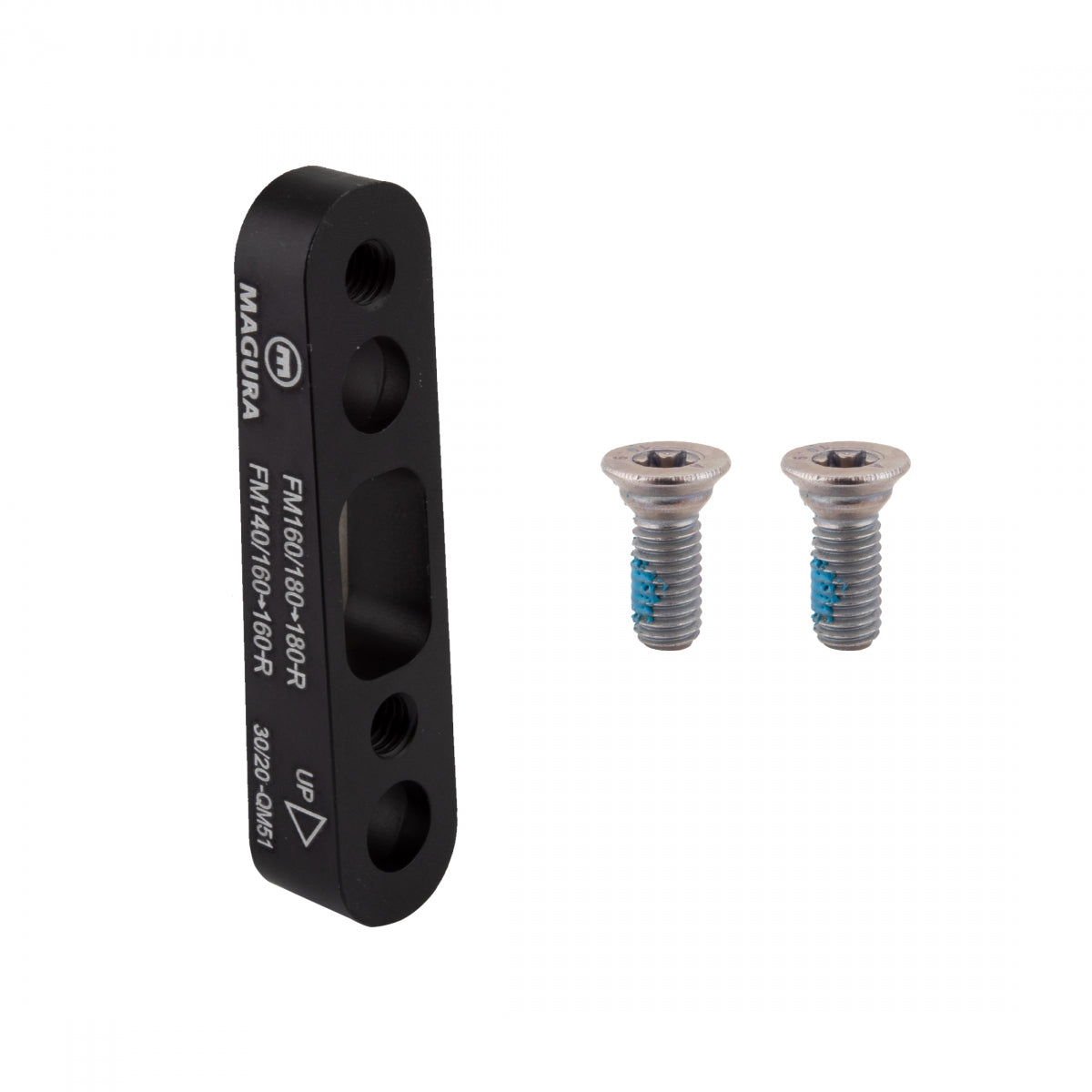 MAGURA MAG DISC Adapter QM51 FLAT MOUNT Rear 160 w/HARDWARE - MAGURA