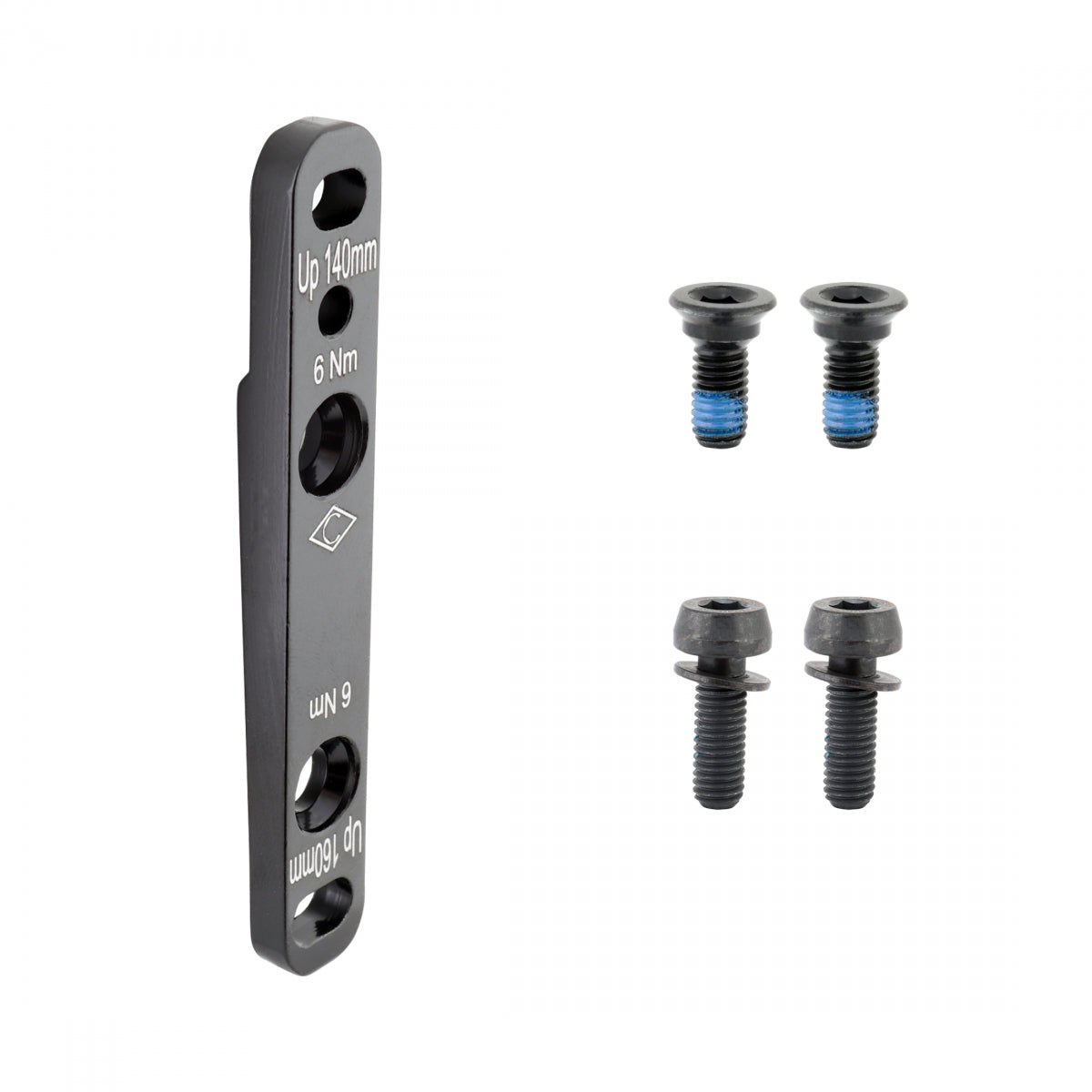 CAMPAGNOLO CPY DISC Adapter Front FLAT MOUNT 140/160 w/HDWR (L) - CAMPAGNOLO