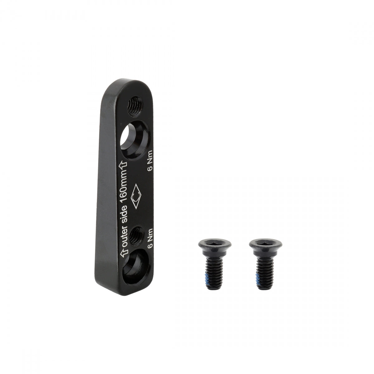 CAMPAGNOLO CPY DISC Adapter Rear FLAT MOUNT 140to160 w/HDWR (L) - CAMPAGNOLO