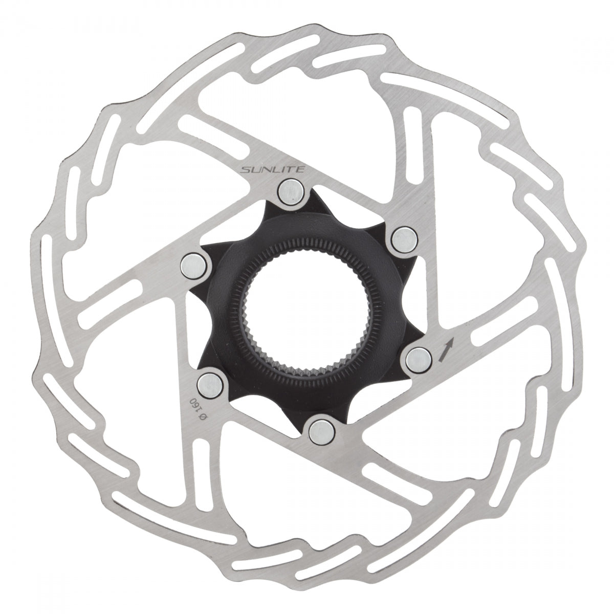 SUNLITE SUNLT DISC ROTOR 160mm CL BK/SL - SUNLITE