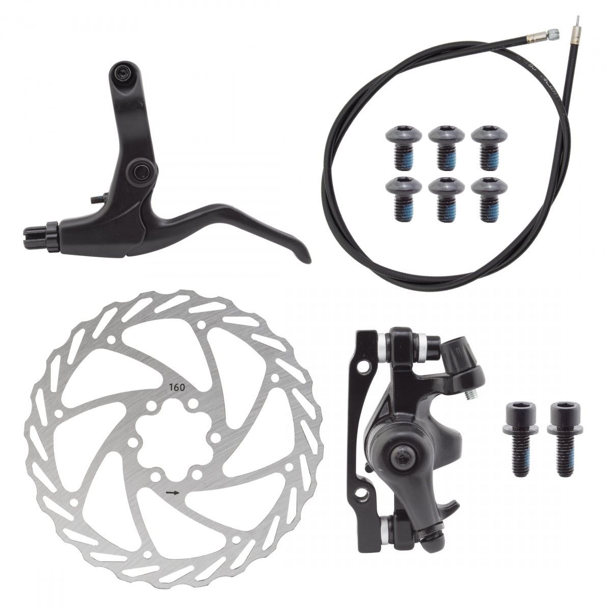 BLACK OPS BK-OPS REP SPEC-OP-29 DISC BK Front w/ROTOR/LVR BK - BLACK OPS