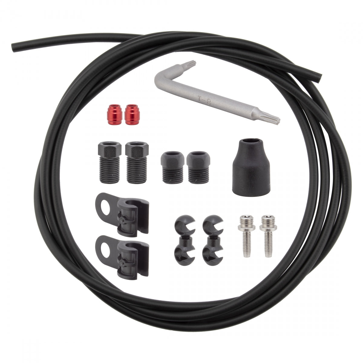 SRAM HYD HOSE KIT BK 2000mm DBL COMPRESSION MTN/RD BK - SRAM
