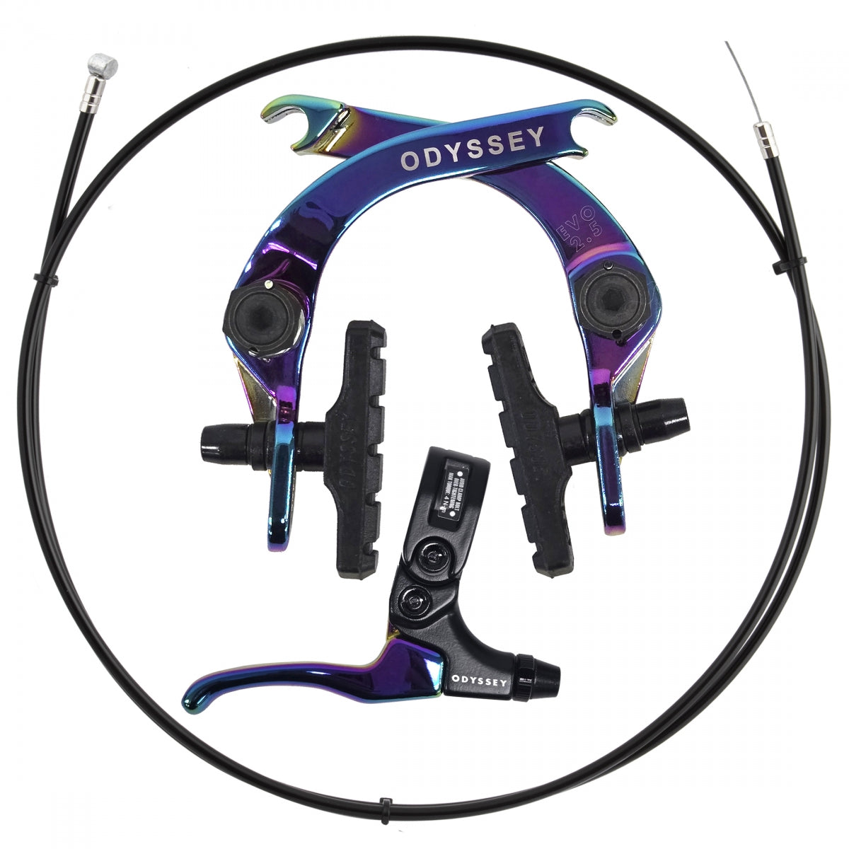 ODYSSEY BRAKESET ODY EVOLVER 2.5 OILSLICK w/MONO LVR/LINEAR CBL - ODYSSEY