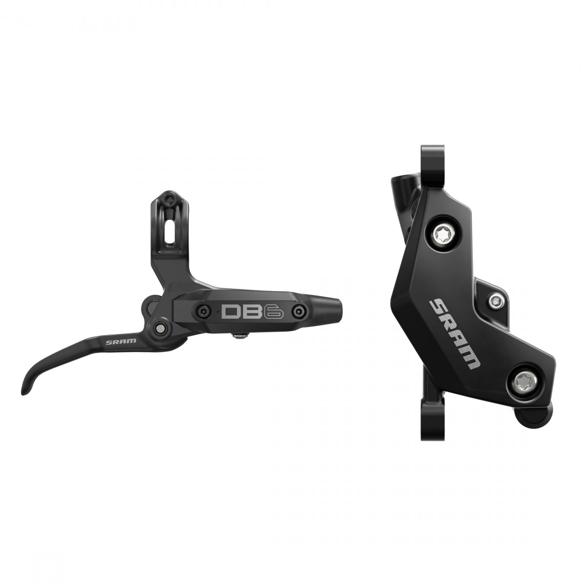 SRAM DB6 Front BK 2000mm W/O ROTOR/BRKT w/MATCH-MAKER-MOUNT BK f/MINERAL OIL - SRAM
