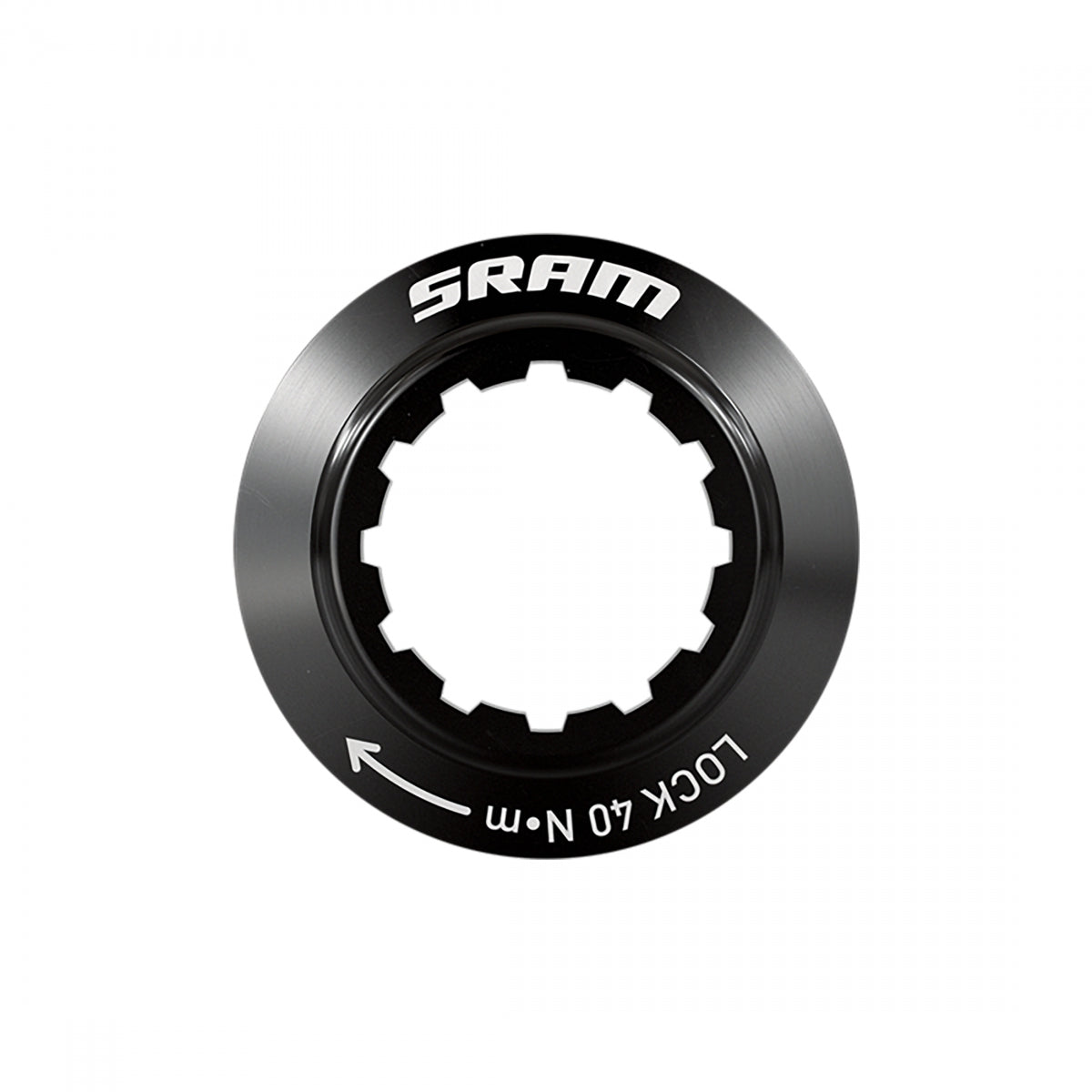SRAM DISC LOCKRING CENTERLOCK INTERNAL SPLINE BK - SRAM