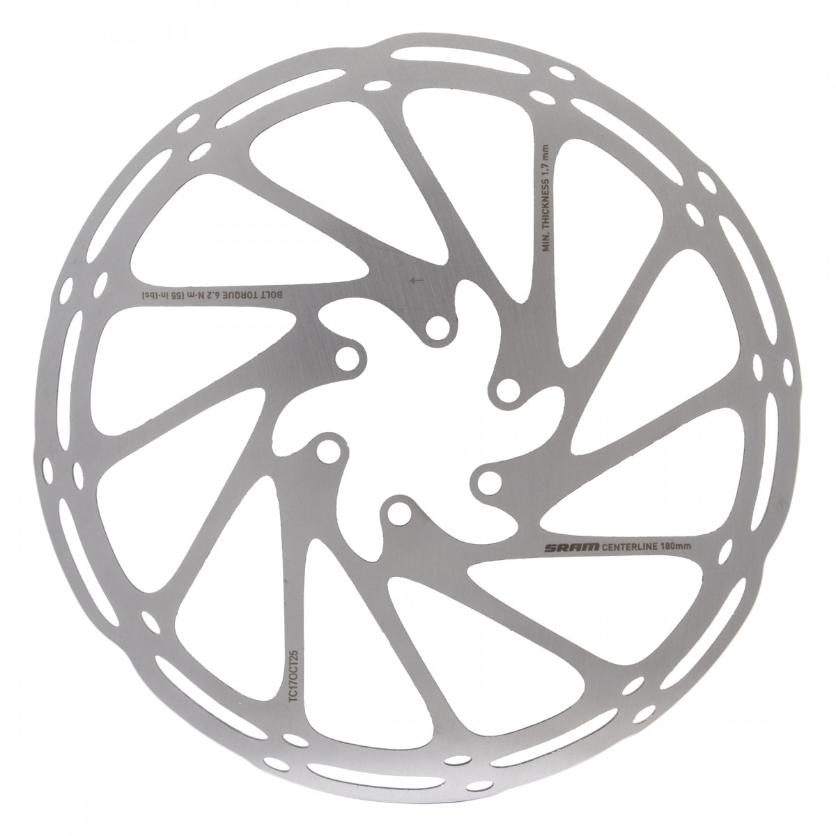 SRAM DISC ROTOR 180 2.0 C-LINE 6B ROUNDED - SRAM