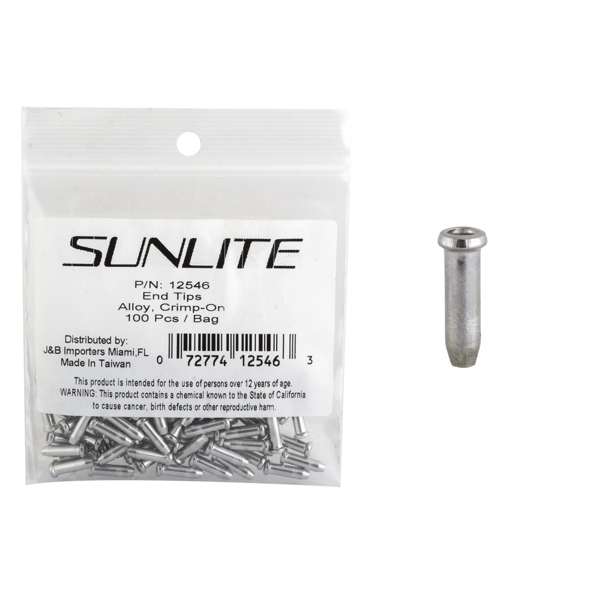 SUNLITE CABLE TIP SUNLT ALY SL BGof100 - SUNLITE