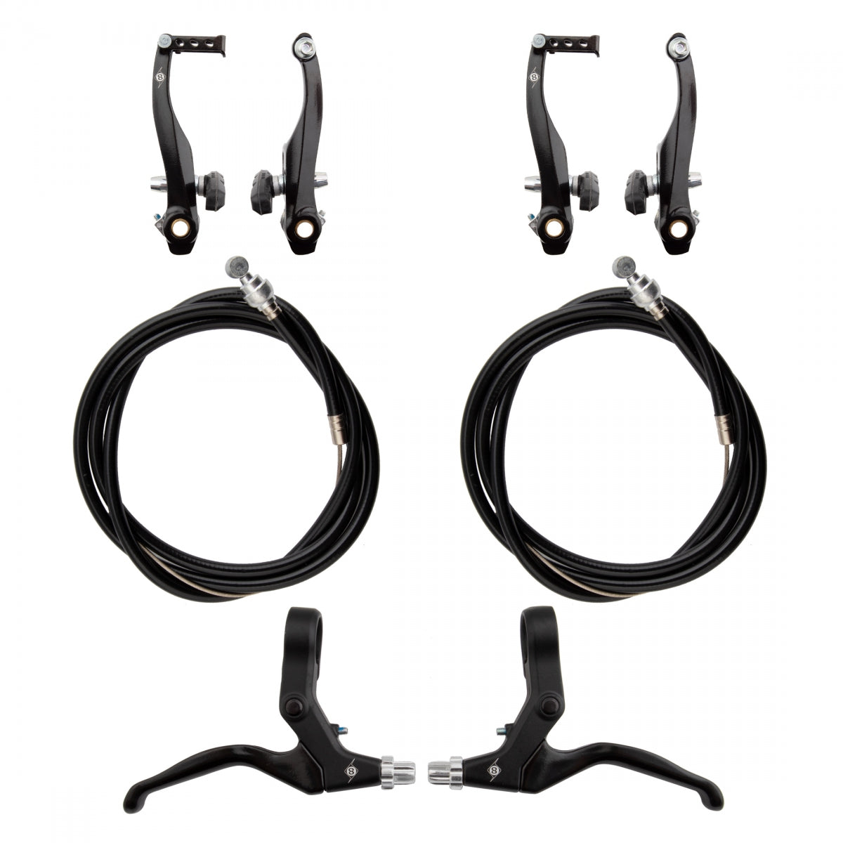 ORIGIN8 BRAKESET OR8 SPORT COMP V F&R w/LVRS BK - ORIGIN8